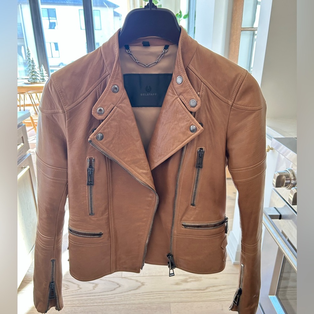Belstaff Brown Leather Jacket